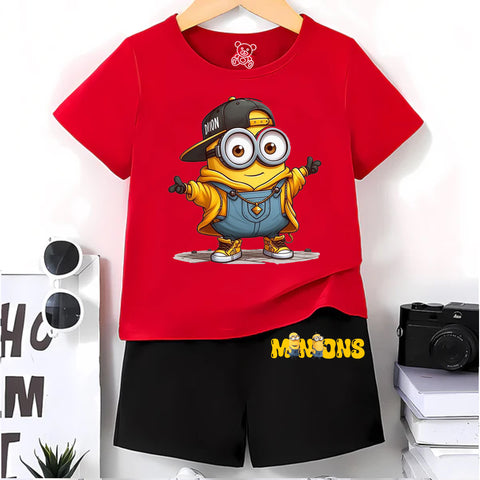pack of 2 T- Shirts and shorts set ( 1 )