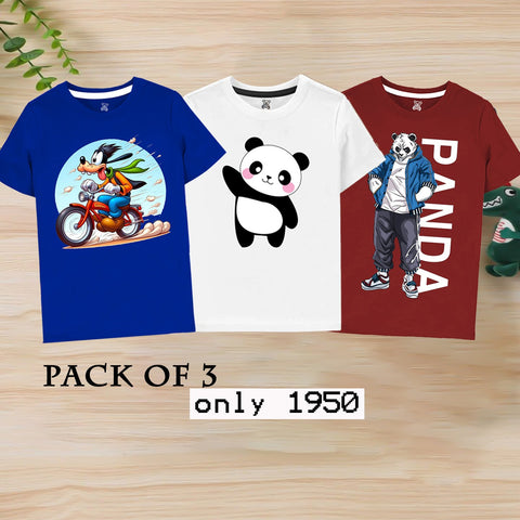 pack of 3 T- Shirts ( set 2 )