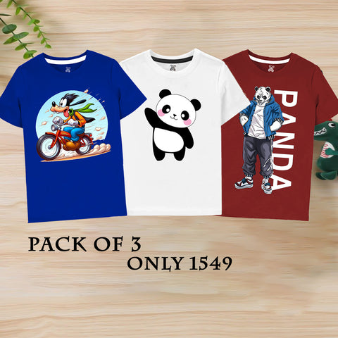 pack of 3 T- Shirts ( set 2 )